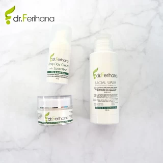 Paket Premium Whitening Series for Oily & Acne Skin Dr. Ferihana