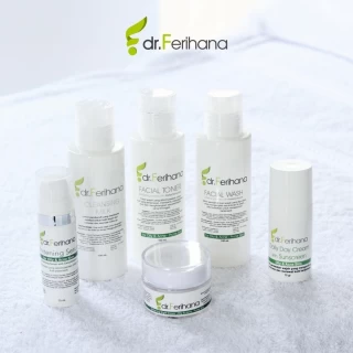 Paket Complete Premium Whitening Series for Acne & Oily Skin Dr. Ferihana