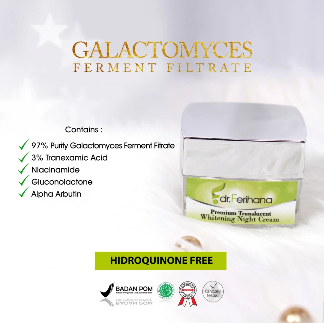 Gambar Krim Malam Premium Translucent Whitening Night Cream 4