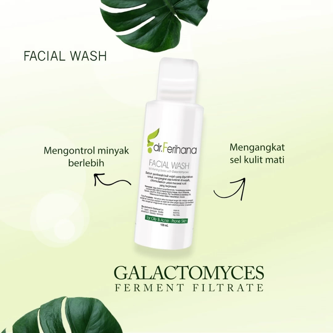 Gambar Sabun Wajah Galactomyces Facial Wash Oily Acne Skin 3